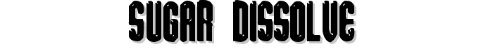 sugar [dissolve] font